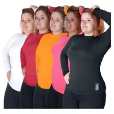 Camisa Proteção Solar Uv 50 Fitness Blusa Feminina Plus Size