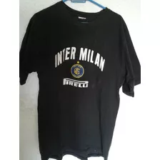 Camiseta Negra Inter De Milan Talle Xl.