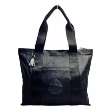 Bolsa Kipling Artisanal Era Negra Grande Original Ki4205