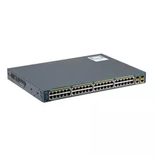 Cisco Catalyst Ws-2960-48pst-s 48x 10/100 Portas Poe-2x 
