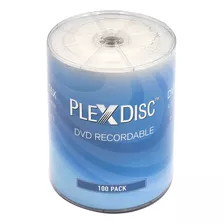 Plexdisc Dvd-r 4.7 Gb 16 X Hub De Inyeccin De Tinta Blanca I