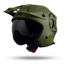 Casco Ufo Abierto Jet Sheratan Visor Int Moto Scooter Utv Rp