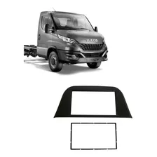 Moldura Dvd 2 Din 7 Pol Iveco Daily 2021 2022 2023 Preto