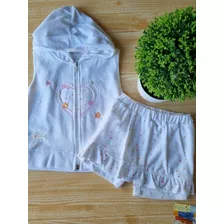 Conjunto Bebe Chaleco Y Short 9m Excelente Calidad Cod2216