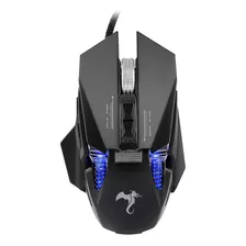 Mouse Gamer Poseidon - Peso Regulable - Pc Notebook Color Negro