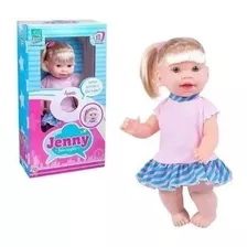 Brinquedo Infantil Boneca Jenny Fala Ingles Super Toys Novo