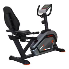 Bike Ergometrica Horizontal Deluxe R8620 Semi Profissional Cor Grafite 2x Pilhas Aaa