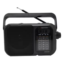 Radio Am/fm Daihatsu D-rp62 Usb/pila Recargable Linterna Color Negro