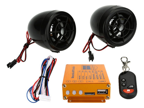 Motocicleta Mp3 Speakers System Of Sound System Audi Foto 6