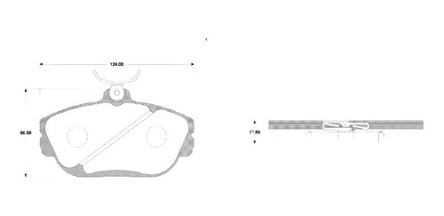 Balatas Delanteras Ford Taurus 1994-1995-1996-1997 Trw Foto 2