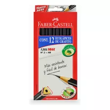 Set 12 Lápices Faber Castell Grafito Ecolápices 1205 Triang