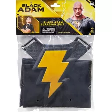 Capa Y Placa De Pecho, Disfraz De Black Adam Dc Comics