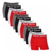 Kit Cueca Boxer Red Nose Esportiva 12 Peças