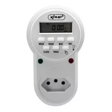 Timer Temporizador Digital Tomada Br Bivolt 10a 2200w