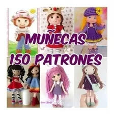 150 Patrones Hermosas Muñecas Amiguru Tejidos Crochet