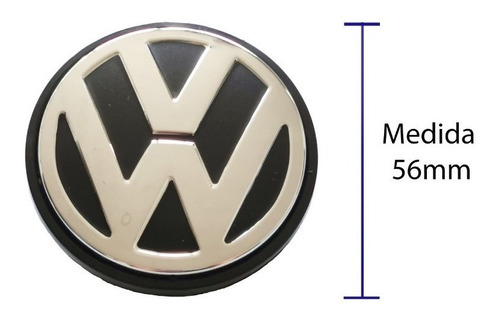 Tapa Para Rin Volkswagen Vw, A4, Vento, Polo, Gol,56mm Foto 2