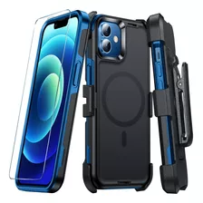 Temdan Funda Para Phone 12/ Phone 12 Pro Con Soporte Para