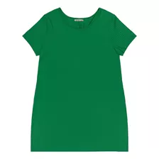 Vestido Plus Size Canelado Secret Glam Verde