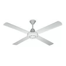 Ventilador De Techo Everest 4 Aspas Potenciado Blanco