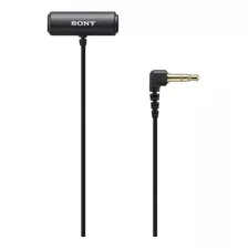 Micrófono Sony Ecm-lv1 Dinámico Omnidireccional Color Negro