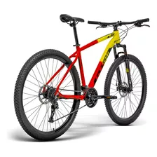 Bicicleta Alumínio Aro 29 Gts 21 Vel Freio A Disco Ride 19 C Cor Amarelo-vermelho Tamanho Do Quadro 21