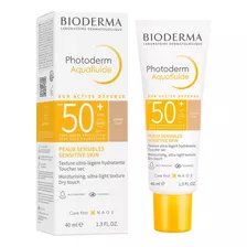 Protector Solar Bioderma Photoderm Fps 50 Max Aquafluide Tono Claro En Crema De 40 Ml