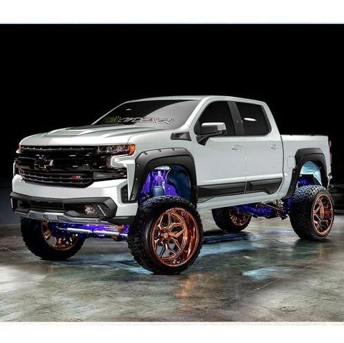 Bumper Delantero Con Led Airdesign Chevrolet Silverado 2019 Foto 5