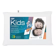 Travesseiro Nasa Kids Viscoelástico D28 Antiácaro - Branco 