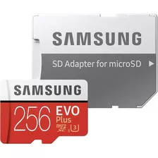 Samsung Micro Sd 256 Gb Evoplus Uhs-i U3 100 Mb/s 4k