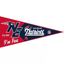 Adesivo Externo - New England Patriots - 20cm X 10cm