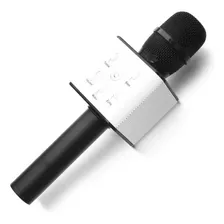 Micrófono Karaoke Parlante Bluetooth Recargable Q7 + Estuche Color Segun Disponibilidad De Color