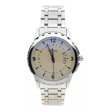 Reloj Hombre Malla Y Caja Metal D1089