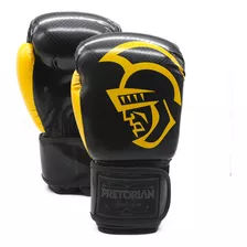 Luva Boxe/muay Thai Pretorian Black Line Amarelo