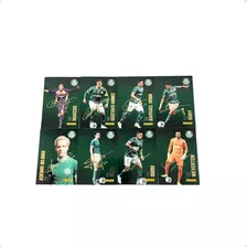 Kit Dos 8 Cards Especiais Assinados Palmeiras 23 (completo)