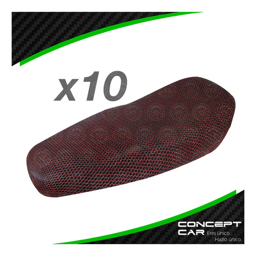10 Funda Cubre Asiento Malla Para Moto Termica Universal Xlf Foto 10
