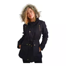 Campera Parka Gabardina De Mujer Con Corderito Envío Gratis