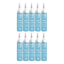 Kit 10 Ampolas De Trat Capilar Skafe Semi Di Lino 10ml