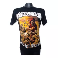 Camiseta Helloween Walls Of Jericho Rock Metal