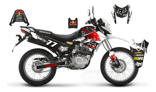 Honda Xr 150l Nuevos Graficos Diseos Calcas Stickers Foto 7