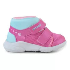 Tênis Infantil Feminino Ortopé Sport Baby Rosa Magenta 2265