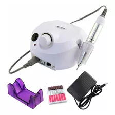 Motor Porquinho Unha Nail Acrigel Esmalte Gel Manicure Barat Cor Branco 110v/220v