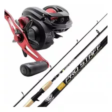 Carretilha Montana Ds 10000 Vara Albatroz Pro Staff 1,60m