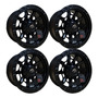 4 Rines Matt Black 16 5x139.7 Ram Pick Up 1500, Tracker