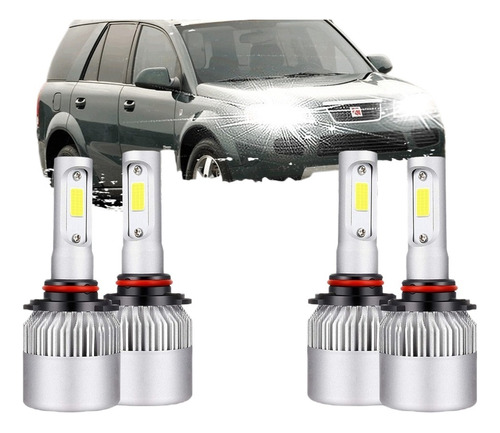 Kit De Focos Led 9005 H11 Para Saturn Aura 2006-2009