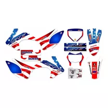 Kit Adesivo Moto Cross Trilha Crf 230 0,20mm Biker Lm272