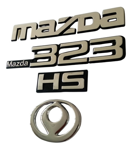 Emblemas Traseros Mazda 323hs Con Logo Mazda  Sol Naciente  Foto 4