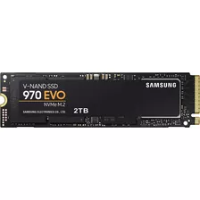 Ssd M.2 Nvme Samsung 970 Evo, 2tb, Tecnología Nand, 3500mb/s