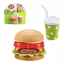 Kit Cozinha Infantil Lanche Hamburguer Acessorio Sortido