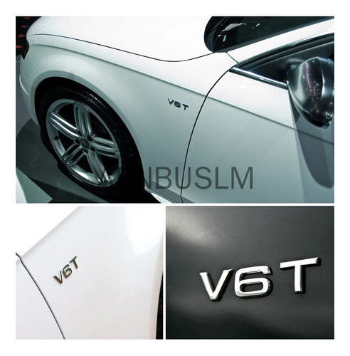 Emblema V6t Para Audi A4 A5 A6 A7 Q3 Q5 Q7 S6 S7 S8 S4 S5 Foto 2