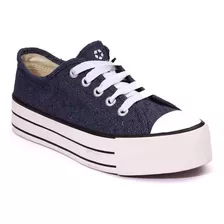 Tênis Feminino Plataforma Street Jeans